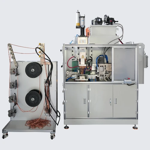 Automático Trenzas de Cobre Crimping Ukat Cutting Máquina